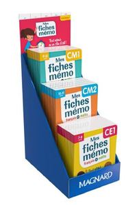 Lot - Comptoir Mes fiches mémo 25 volumes 2021