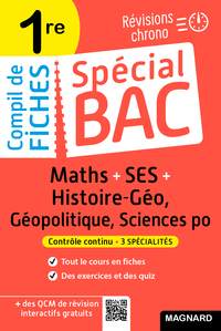 Spécial Bac Compil de Fiches SES-Maths-Histoire-Géo-Géopolitique-Sciences Po 1re Bac 2023