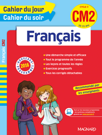 Français CM2 - Cahier du jour Cahier du soir