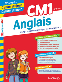 Anglais CM1 - Nouveau Cahier du jour Cahier du soir