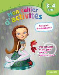 Mon cahier d'activités 3-4 ans - Sirène