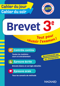 Cahier du Jour/Cahier du Soir - Brevet 3e