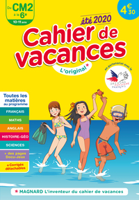 Cahier de vacances 2020, du CM2 vers la 6e 10-11 ans