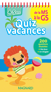 Quiz Vacances de la MS à la GS