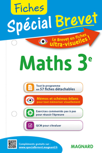 Spécial Brevet Fiches Maths 3e