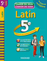 Cahier du Jour / Cahier du Soir - Latin 5e