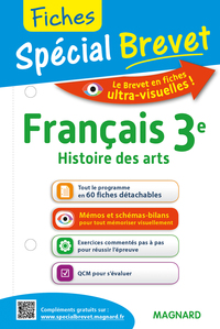Spécial Brevet Fiches Français (+ Histoire des arts) 3e