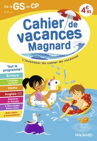 Cahier de vacances 2026, de la GS vers le CP 5-6 ans