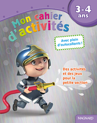 Mon cahier d'activités 3-4 ans - Pompier