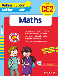 Maths CE2 - Cahier du jour Cahier du soir