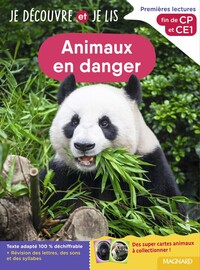 Je découvre et je lis CP et CE1 - Animaux en danger