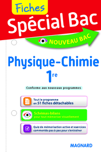 Spécial Bac Fiches Physique-Chimie 1re