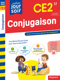 CONJUGAISON CE2 - CAHIER JOUR SOIR - CONCU ET RECOMMANDE PAR LES ENSEIGNANTS