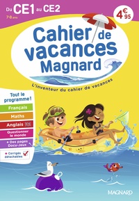 Cahier de vacances 2026, du CE1 vers le CE2 7-8 ans