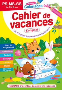 Cahier de vacances 2022, Coloriages éducatifs maternelle 3-6 ans