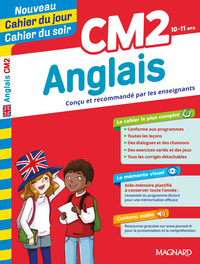 Anglais CM2 - Nouveau Cahier du jour Cahier du soir