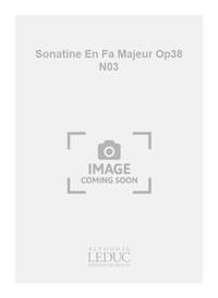 CLEMENTI MUZIO SONATINE IN F MAJOR OP 38 NO 3 PIANO BOOK PIANO