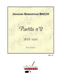 BACH JS PARTITA NO 2 BWV1004 VIOLIN SOLO BOOK