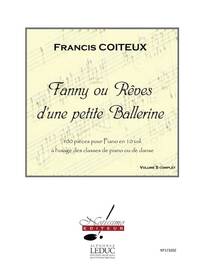 COITEUX FANNY OU REVES D'UNE PETITE BALLERINE VOLUME 5 PIANO BOOK PIANO