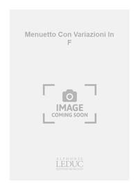 TRIEBENSEE BAUDE MENUETTO CON VARIAZIONI IN F WIND ENSEMBLE SC/PTS