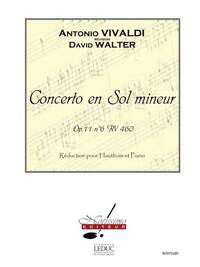 VIVALDI CONCERTO IN G MINOR OP 11 NO 6 OBOE & PIANO BOOK