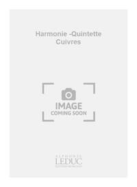 PASQUET HARMONIE BRASS QUINTET SCORE/PARTS
