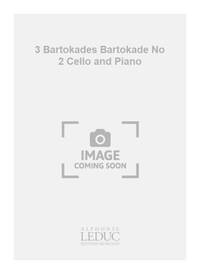 MARKOVITCH 3 BARTOKADES BARTOKADE NO 2 CELLO & PIANO BOOK
