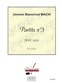BACH JS PARTITA NO 3 BWV1006 VIOLIN SOLO BOOK