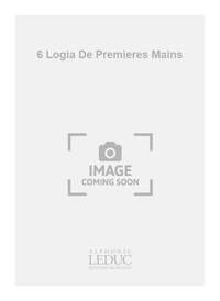 FISCHER ERIC 6 LOGIA DE PREMIERES MAINS PIANO BOOK PIANO