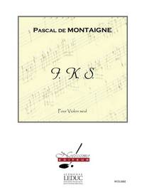 MONTAIGNE DE I. K. S. VIOLIN BOOK