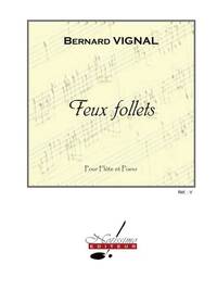 VIGNAL FEUX FOLLETS FLUTE & PIANO BOOK