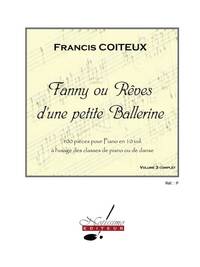 COITEUX FANNY OU REVES D'UNE PETITE BALLERINE VOLUME 3 PIANO BOOK PIANO