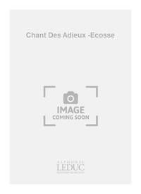 ANONYM COBO CHANT DES ADIEUX ECOSSE 4 GUITARS BOOK