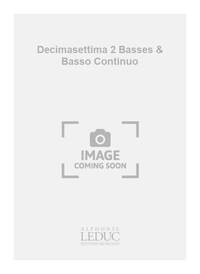 FRESCOBALDI CANZONA DECIMASETTIMA 2 BASSES & BASSO CONTINUO SC/PTS