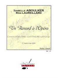 ABOULKER RENARD A L'OPERA VOICE & PIANO BOOK