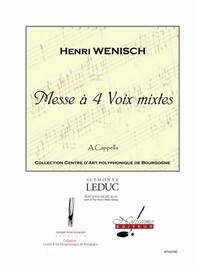 WENISCH MESSE SATB A CAPPELLA CHORAL