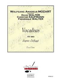 MOZART KAUFMANN VOCALISES D'APRES SOLFEGGI FLUTE BOOK