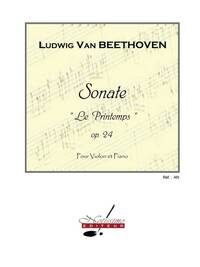 LUDWIG VAN BEETHOVEN: SONATA NO.5, OP.24 IN F MAJOR 'PRINTEMPS' (VIOLIN & PIANO)