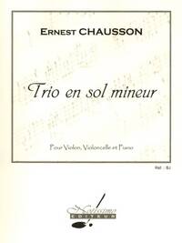 CHAUSSON TRIO EN G MINOR VIOLIN OR CELLO & PIANO PERFORMANCE SCORES