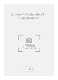 SCHUBERT QUATUOR A CORDES NO.15 IN G MAJOR OP.161 STRING QUARTET SCORE