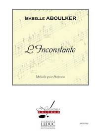 ABOULKER INCONSTANTE SOPRANO SOLO & PIANO BOOK