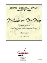 BACH JS COBO PRELUDE IN C MAJOR BWV939 PRELUDE NO 1 3 GUITARS BOOK