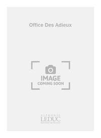 PAULET OFFICE DES ADIEUX ORCHESTRA FULL SCORE