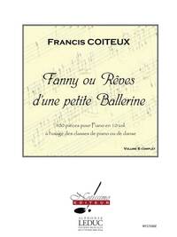COITEUX FANNY OU REVES D'UNE PETITE BALLERINE VOLUME 6 PIANO BOOK PIANO