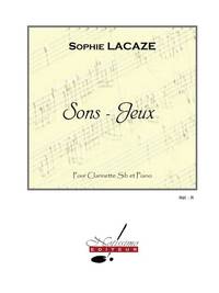 LACAZE SONS JEUX CLARINET & PIANO BOOK