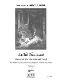 ABOULKER PERRAULT LITTLE THUMMIE CHILDREN'S VOICES & PIANO BOOK ENG