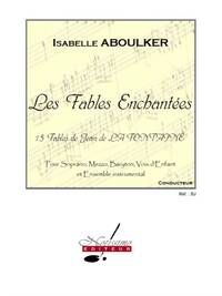 ABOULKER LA FONTAINE FABLES ENCHANTEES SMB CHOIR & ORCHESTRA SCORE