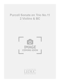 PURCELL SONATE EN TRIO NO.11 2 VIOLINS & BASSO CONTINUO SCORE/PARTS