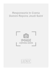 HAYDN RESPONSORIA IN COENA DOMINI REPONS JEUDI SAINT SATB & ORGAN CHANT