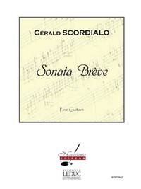 SCORDIALO SONATA BREVE GUITAR SOLO BOOK